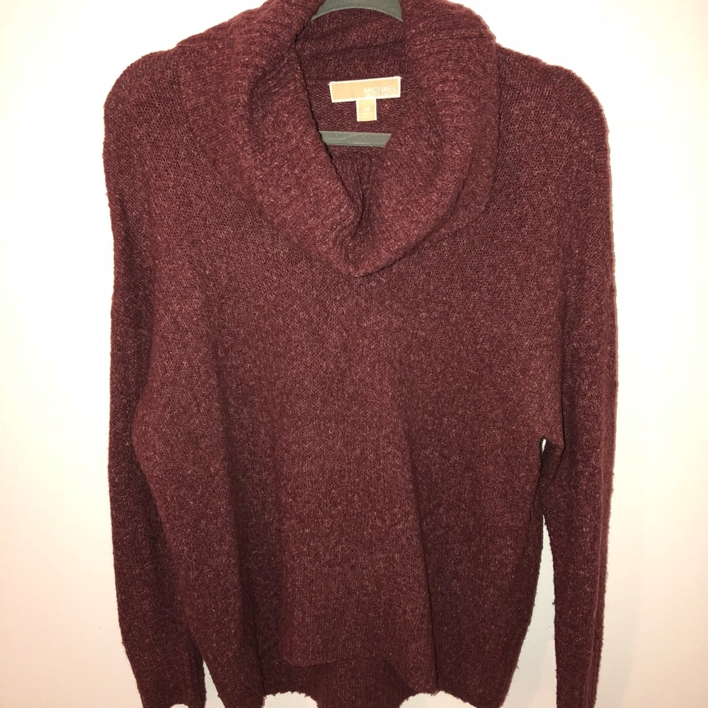 MICHAEL Michael Kors Burgundy Turtleneck